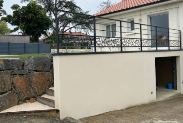 Pose de carrelage intérieur réalisée par MP Carrelage à Gorges
